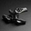 Black PVD Dino Skull Ear Weight -Stretch It Body Jewellery Black PVD Dino Skull Ear Weight
