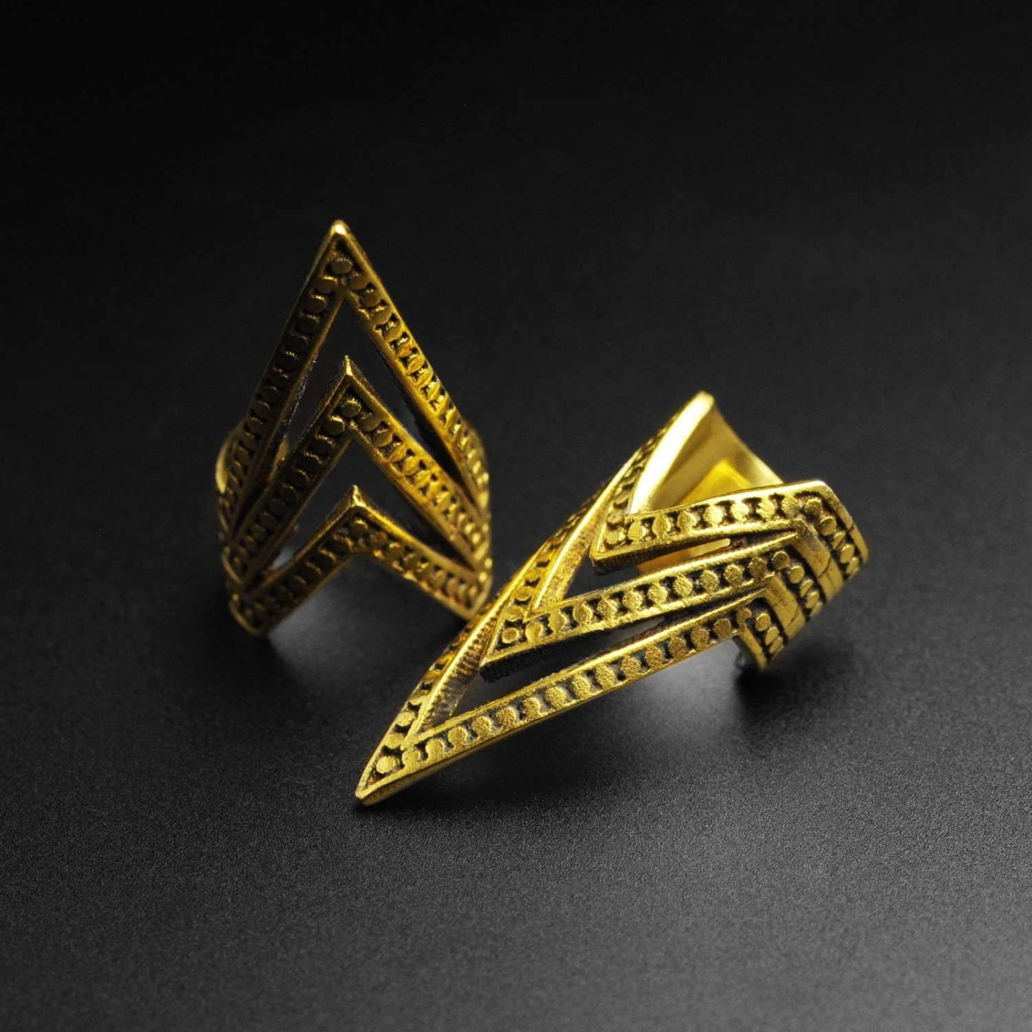 Brass Tribal Arrow Ear Cuff 3 Brass Tribal Arrow Ear Cuff