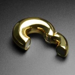 Gold PVD Magnetic Circle Ear Weight