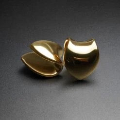 Gold PVD Saddle Ear Weight Hanger