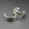 Hammered 925 Silver Ear Cuff