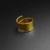 Hammered Brass Ring -Stretch It Body Jewellery JEW BRS 0013