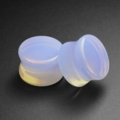 Lavender Opalite Double Flare Plug