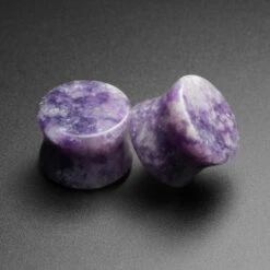 Moondevite Double Flare Stone Plug