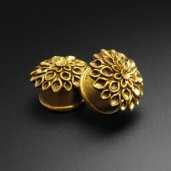 Brass Flower Double Flare Plug