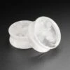 Cloudy Quartz Double Flare Stone Plug 1 Cloudy Quartz Double Flare Stone Plug -Stretch It Body Jewellery PLG STN 0025
