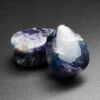 Rainbow Fluorite Double Flare Convex Teardrop Plug -Stretch It Body Jewellery Rainbow Fluorite Teardrop Plug