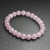 Rose Quartz Bead Stone Stretch Bracelet -Stretch It Body Jewellery Rose Quartz Bracelet
