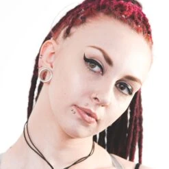 Surgical Steel Single Flare Dead Stretching Tunnel -Stretch It Body Jewellery Steel Dead Stretching Plugs Model 13