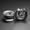 Snake Surgical Steel Saddle Plug Ear Weight
