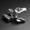 Surgical Steel Dino Skull Ear Weight -Stretch It Body Jewellery Surgical Steel Dino Skull Ear Weight