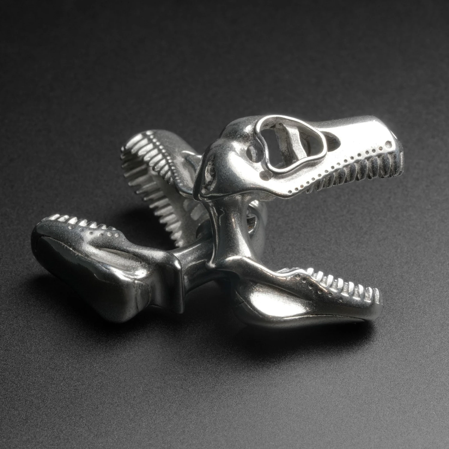 Surgical Steel Dino Skull Ear Weight 3 Surgical Steel Dino Skull Ear Weight