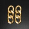 Triple Cuban Link Gold PVD Magnetic Ear Weight