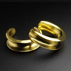 Brass Saddle Plug Ear Weight