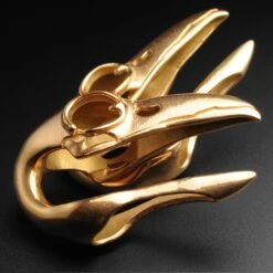 Rose Gold PVD Bird Skull Ear Weight