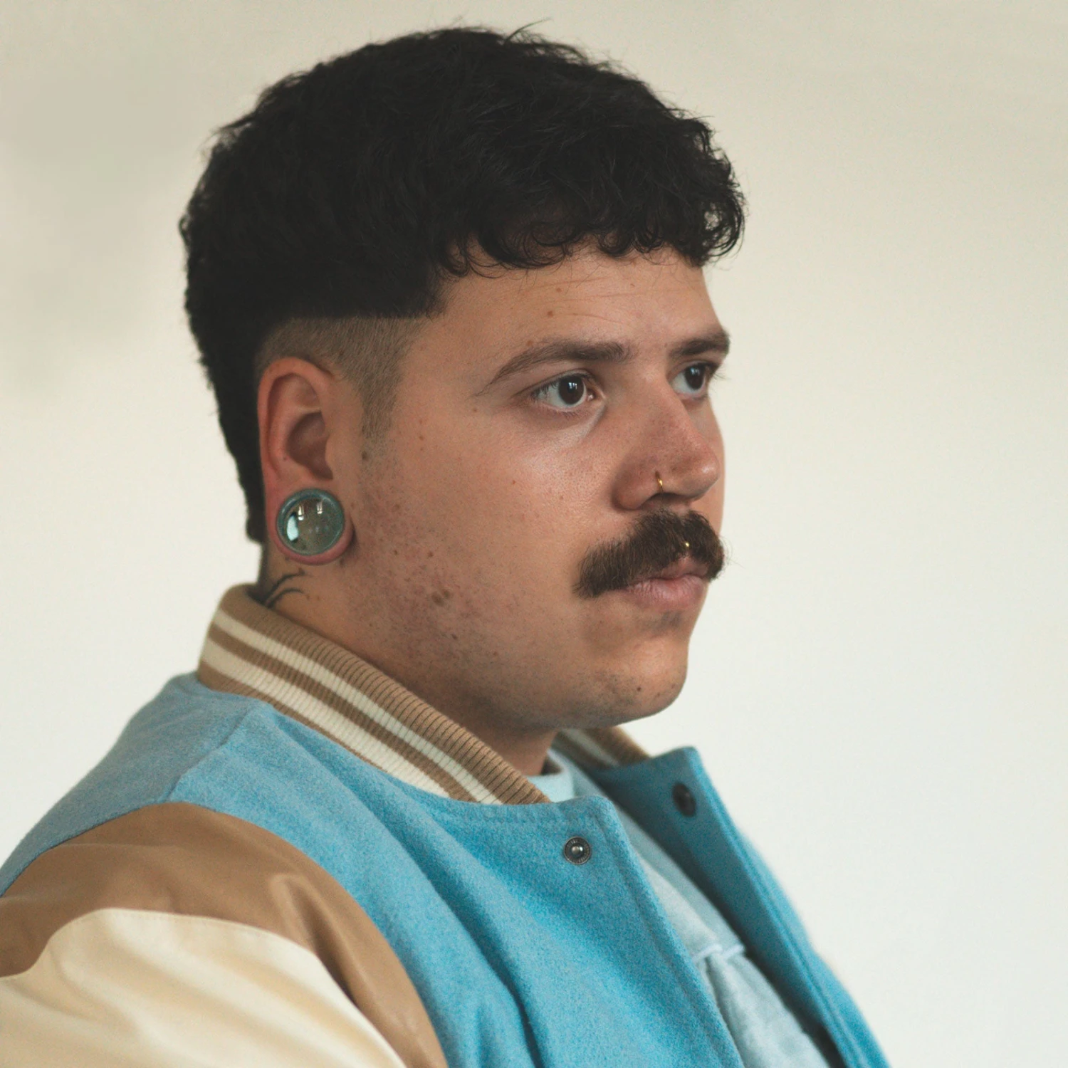 Aqua Glass Double Flare Concave Plug 4 Aqua Glass Double Flare Concave Plug - Image 2