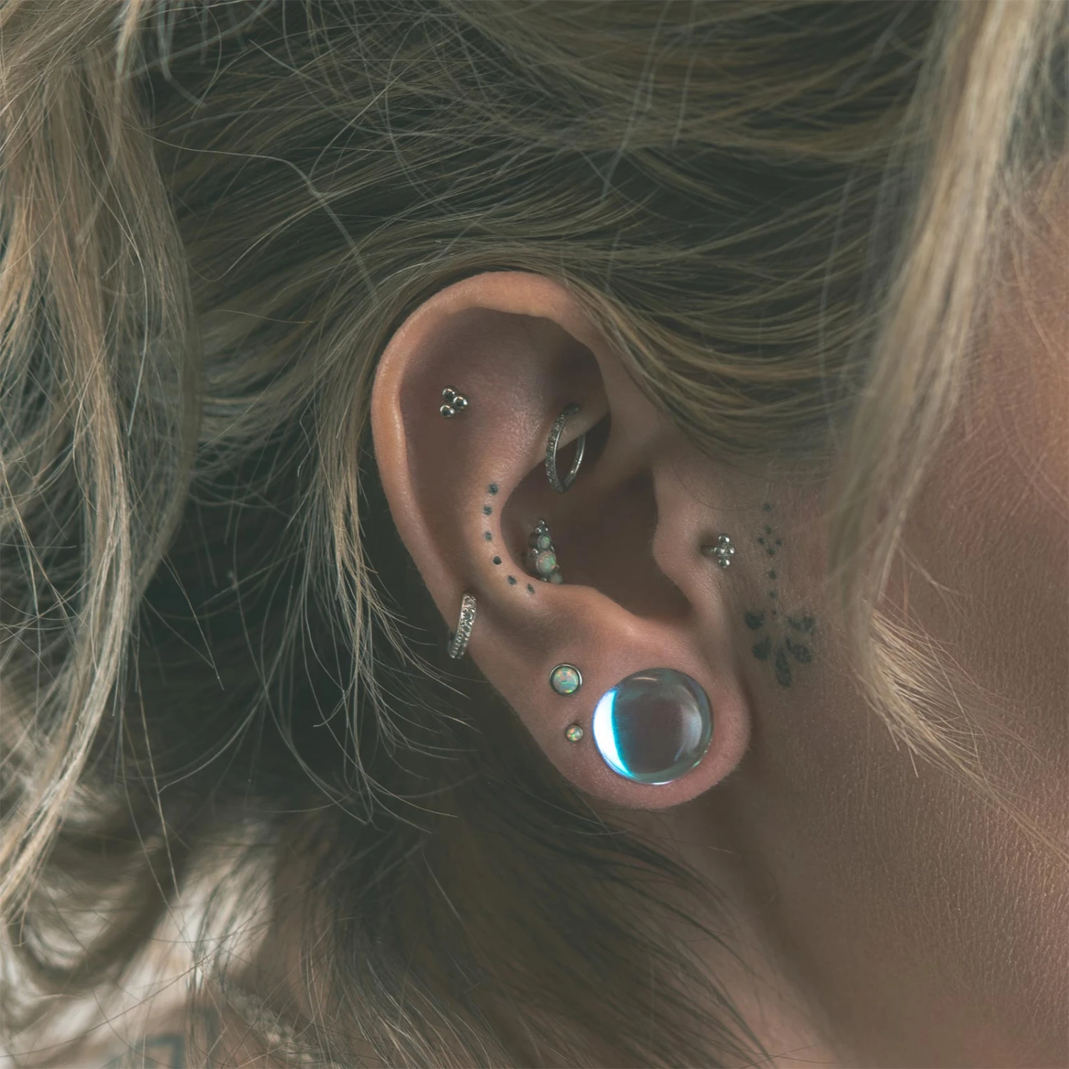 Aurora Glass Single Flare Convex Plug 5 Aurora Glass Single Flare Convex Plug - Image 3