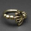 Beaded Lotus Flower Brass Seamless Nose Ring -Stretch It Body Jewellery beaded lotus flower brass seamless nose ring