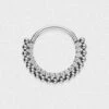 Bejewelled Multi Dot Titanium Septum Clicker 1 Bejewelled Multi Dot Titanium Septum Clicker -Stretch It Body Jewellery bejewelled multi dot titanium septum clicker 1 web grey