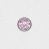 Bezel Set Pink Jewelled Titanium Threadless Top 1 Bezel Set Pink Jewelled Titanium Threadless Top -Stretch It Body Jewellery bezel set pink jewelled titanium threadless top 1 web grey