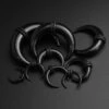 Black Acrylic Pincher Kit -Stretch It Body Jewellery black acrylic pincher kit