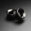 Black Onyx Double Flare Concave Stone Tunnel 1 Black Onyx Double Flare Concave Stone Tunnel -Stretch It Body Jewellery black onyx stone tunnels