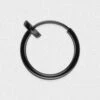 Black PVD Fake Nose Ring 2 Black PVD Fake Nose Ring -Stretch It Body Jewellery black pvd fake nose rings 1 Web