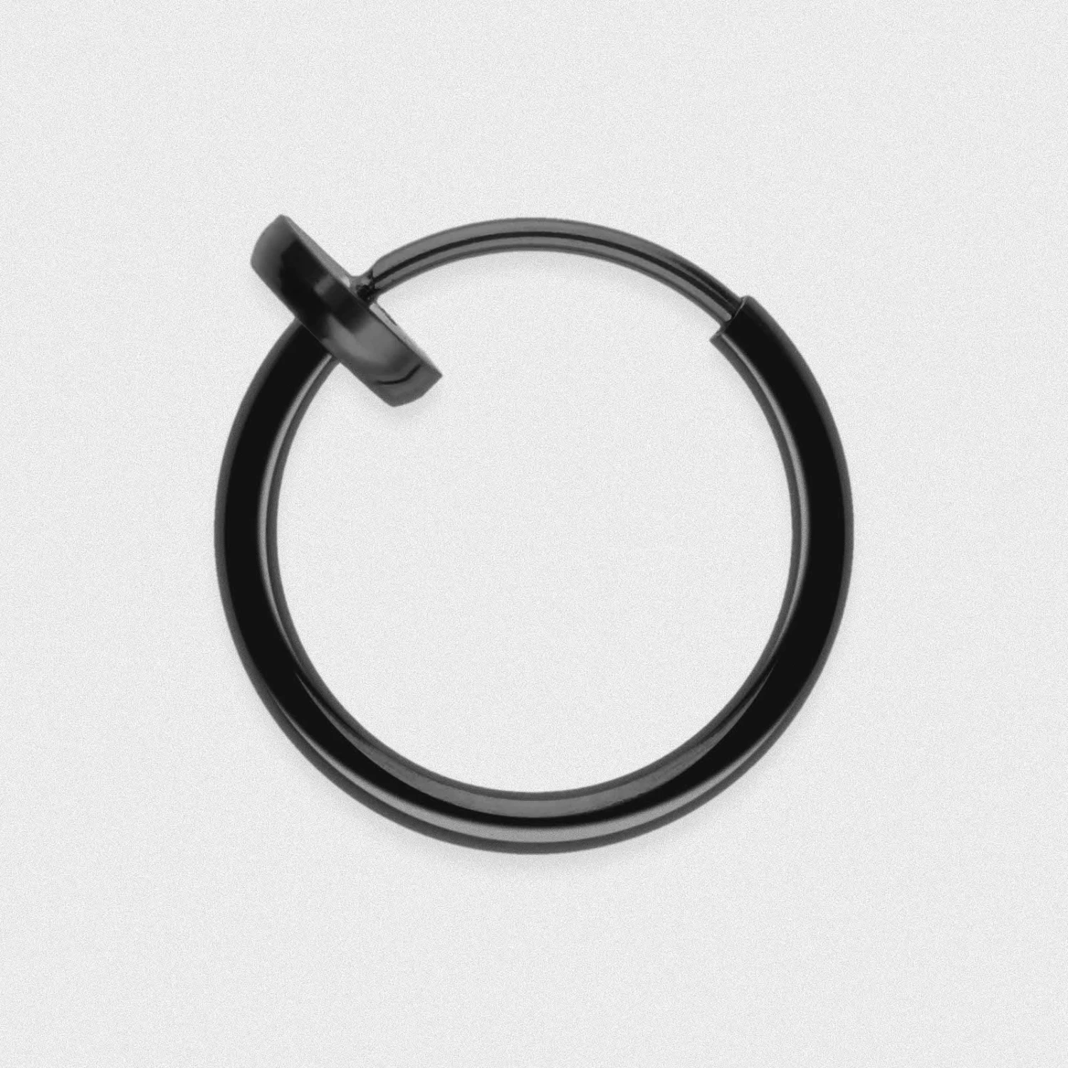 Black PVD Fake Nose Ring 3 Black PVD Fake Nose Ring