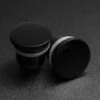 Black PVD Single Flare Dead Stretching Plug