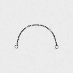 Black PVD Titanium Nose Chain