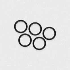 Black PVD Titanium Ring Stacks