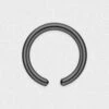 Black PVD Titanium Seamless Nose Ring