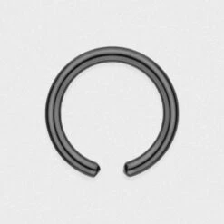 Black PVD Titanium Seamless Nose Ring