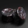 Bloodstone Double Flare Concave Stone Plug 1 Bloodstone Double Flare Concave Stone Plug -Stretch It Body Jewellery bloodstone double flare concave stone plug