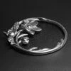 Blossom Flower Surgical Steel Hoop Magnetic Ear Weight