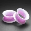 Blossom Pearl Silicone Double Flare Tunnel -Stretch It Body Jewellery blossom pearl silicone double flare tunnel