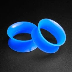 Vibrant Silicone Double Flare Tunnel Bundle -Stretch It Body Jewellery blue silicone tunnel b0a8c162 9a0a 4e44 87e9 a30e876c5d12