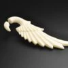 Bone Fake Gauge Angel Wing 1 Bone Fake Gauge Angel Wing -Stretch It Body Jewellery bone fake gauge angel wing