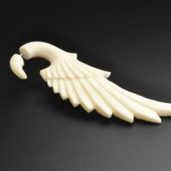 Bone Fake Gauge Angel Wing