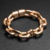 Cable Chain Hoop Rose Gold PVD Magnetic Ear Weight