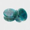 Chrysocolla Double Flare Stone Plug