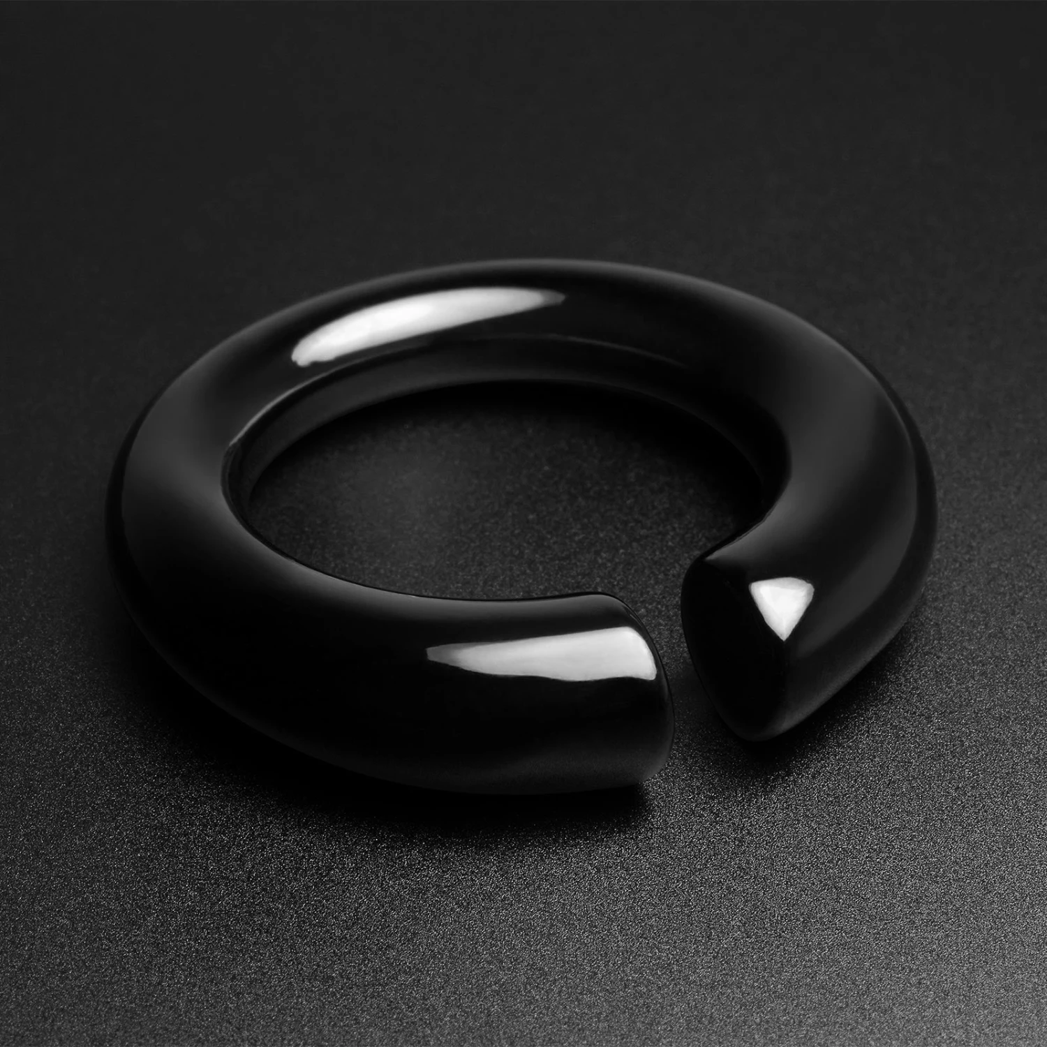 Circular Black PVD Surgical Steel Ear Weight 3 Circular Black PVD Surgical Steel Ear Weight