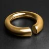 Circular Gold PVD Surgical Steel Ear Weight -Stretch It Body Jewellery circular gold pvd surgical steel ear weight
