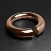 Circular Rose Gold PVD Surgical Steel Ear Weight -Stretch It Body Jewellery circular rose gold pvd surgical steel ear weight