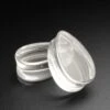 Clear Glass Double Flare Teardrop Plug -Stretch It Body Jewellery clear glass teardrop plug