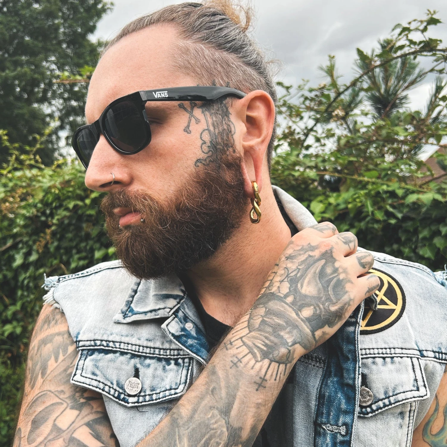 Double Cuban Link Gold PVD Magnetic Ear Weight 4 Double Cuban Link Gold PVD Magnetic Ear Weight - Image 2