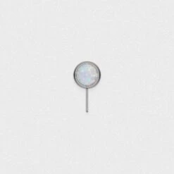 Fire & Snow Front Facing Synth Opal Titanium Threadless Top