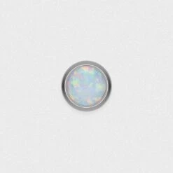 Fire & Snow Synth Opal Titanium Threadless Top