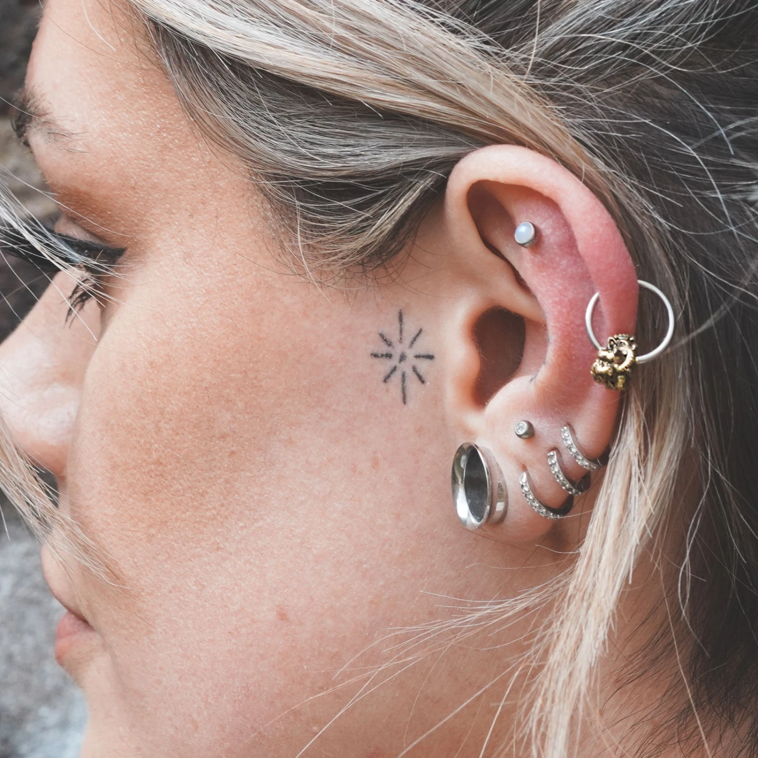 Ganesh Brass & Surgical Steel BCR Ball Closure Ring 4 Ganesh Brass & Surgical Steel BCR Ball Closure Ring - Image 2