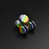 Gay Pride Rainbow Acrylic Fake Gauge Plug 1 Gay Pride Rainbow Acrylic Fake Gauge Plug -Stretch It Body Jewellery gay pride rainbow acrylic fake gauge plug